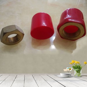 Rubber PVC screw and bolt protective sleeve hexagonal nut protective cap