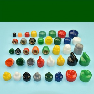 Rubber PVC screw and bolt protective sleeve hexagonal nut protective cap