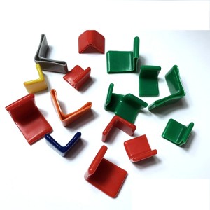 Plastic Rubber L-shaped Angle Steel Sleeve Triangle Iron Foot Cover