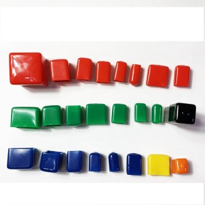 Square PVC furniture foot cover table chair non-slip foot cover dipping plastic sheath