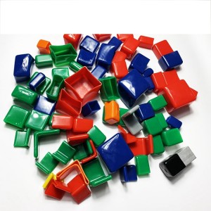 Plastic Rubber L-shaped Angle Steel Sleeve Triangle Iron Foot Cover