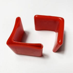 Plastic Rubber L-shaped Angle Steel Sleeve Triangle Iron Foot Cover