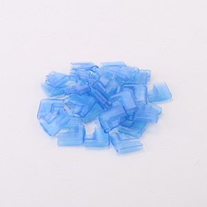 Plastic flame-retardant terminal sheath 4.8 double-wire elbow DF187 cable connector