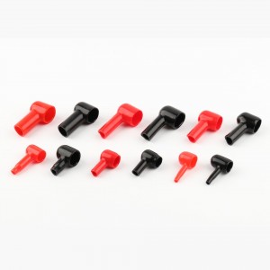 PVC sheath battery clip positive and negative battery terminal protective cover
