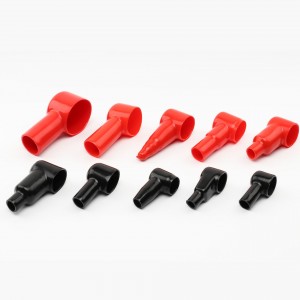 PVC sheath battery clip positive and negative battery terminal protective cover