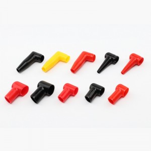 PVC sheath battery clip positive and negative battery terminal protective cover
