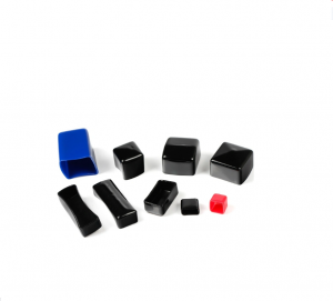 Square Vinyl Caps PVC Unistrut Channel End Cap Plastic Strut Channel Decorative End Cap