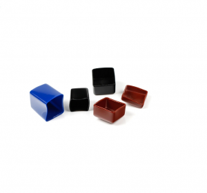Square Vinyl Caps PVC Unistrut Channel End Cap Plastic Strut Channel Decorative End Cap