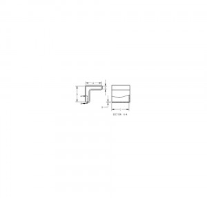 5-200mm Flexible Vinyl Angle Caps Custom PVC Angle Plastic Covers for Angle Iron PVC End Caps