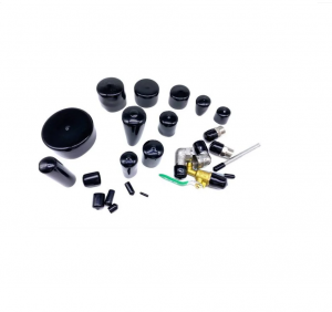 Custom Diameter and Length Flexible Vinyl Rubber PVC End Cover dishwasher Plastic Pipe Plug Caps