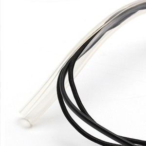 Highly transparent PVC hose plastic pipe wire harness protection sleeve