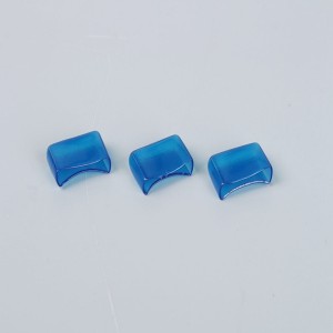 Manufacturer 5*20 105℃ Transparent Blue Insurance Soft PVC Sheath Fuse Sleeve