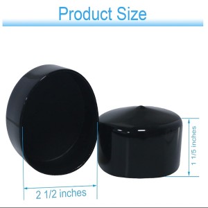 Pipe Tube Rubber End Round Caps pvc insulated end cap