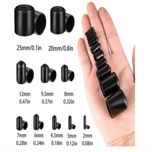 PVC Flexible Vacuum Caps Plastic End Caps for Pipe Tube