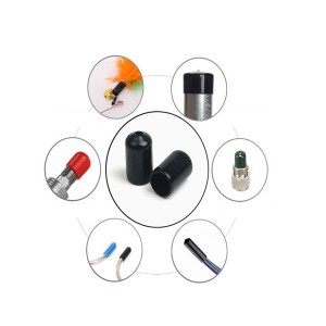 Elastic Plastic Dipped Pipe Round Plug PVC Rubber Sleeve Copper Caps