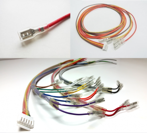 6.3 flame-retardant  Straight plug-in Spring Single-wire pvc terminal cover