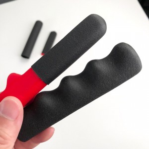 PVC dip protection wear-resistant hardware handle soft rubber sheath frosted sheath