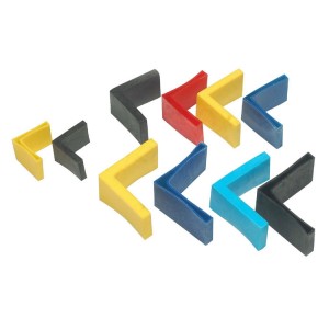 Angle steel angle iron protective sleeve shelf anti-slip L-shaped triangle sleeve