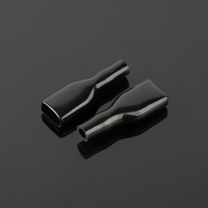 4.8 straight plug terminal insulation sheath DR187-3.0 PVC sheath white transparent 187 sheath